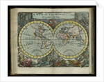A map of the world from Atlas maritimus by John Seller, 1682 by John Seller