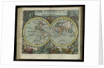 A map of the world from Atlas maritimus by John Seller, 1682 by John Seller