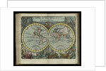 A map of the world from Atlas maritimus by John Seller, 1682 by John Seller