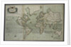 A new and correct map of the world from an atlas of the sea, 1707 by English School