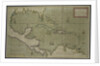 Trading map of the West Indies, 1707 by English School