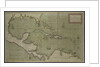 Trading map of the West Indies, 1707 by English School