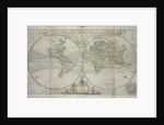 A new and correct map of the world laid down according to the newest discoveries and from the most exact observations, 1736 by Hermann Moll