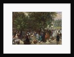 Afternoon in the Tuileries Gardens, 1867 by Adolph Friedrich Erdmann von Menzel