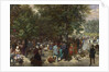 Afternoon in the Tuileries Gardens, 1867 by Adolph Friedrich Erdmann von Menzel