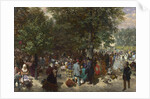 Afternoon in the Tuileries Gardens, 1867 by Adolph Friedrich Erdmann von Menzel