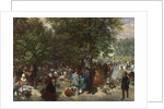 Afternoon in the Tuileries Gardens, 1867 by Adolph Friedrich Erdmann von Menzel