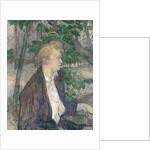 Woman seated in a Garden, 1891 by Henri de Toulouse-Lautrec