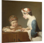 The Young Schoolmistress, 1740 by Jean-Baptiste Simeon Chardin
