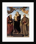 The Virgin of Loretto with Saint Jerome and Saint Francis, 1507-15 by Pietro Perugino