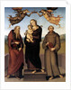 The Virgin of Loretto with Saint Jerome and Saint Francis, 1507-15 by Pietro Perugino