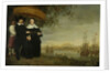 A senior merchant of the Dutch East India Company Jacob Mathieusen and his wife by Aelbert Cuyp