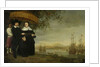 A senior merchant of the Dutch East India Company Jacob Mathieusen and his wife by Aelbert Cuyp