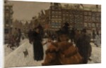 The Singel Bridge at the Paleisstraat in Amsterdam, 1896-8 by Georg-Hendrik Breitner