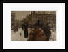 The Singel Bridge at the Paleisstraat in Amsterdam, 1896-8 by Georg-Hendrik Breitner