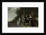 Batavian VOC chief merchant Pieter Cnoll and his family, 1665 by Jacob Coeman