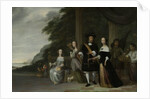 Batavian VOC chief merchant Pieter Cnoll and his family, 1665 by Jacob Coeman
