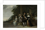Batavian VOC chief merchant Pieter Cnoll and his family, 1665 by Jacob Coeman