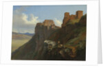 View of the Castello di San Giuliano, near Trapani, Sicily, c.1824-6 by Louise Josephine Sarazin de Belmont