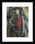 Boy in a Red Waistcoat, 1888-90 by Paul Cezanne