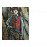 Boy in a Red Waistcoat, 1888-90 by Paul Cezanne
