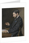 Edmond Maître, 1869 by Jean Frederic Bazille