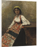 Italian Girl, c.1872 by Jean Baptiste Camille Corot