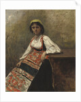 Italian Girl, c.1872 by Jean Baptiste Camille Corot