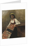 Italian Girl, c.1872 by Jean Baptiste Camille Corot