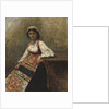 Italian Girl, c.1872 by Jean Baptiste Camille Corot