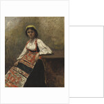 Italian Girl, c.1872 by Jean Baptiste Camille Corot