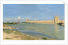 The Ramparts at Aigues-Mortes, 1867 by Jean Frederic Bazille