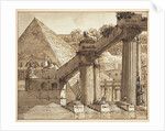 Egyptian Stage Design, 1800-10 by Pietro Gonzaga