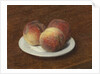 Three Peaches on a Plate, 1868 by Ignace Henri Jean Fantin-Latour