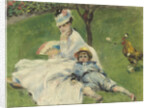 Madame Monet and Her Son, 1874 by Pierre Auguste Renoir