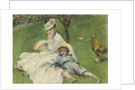 Madame Monet and Her Son, 1874 by Pierre Auguste Renoir