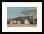Concert at the Casino of Deauville, 1865 by Eugene Louis Boudin