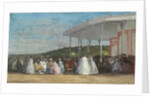 Concert at the Casino of Deauville, 1865 by Eugene Louis Boudin