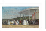 Concert at the Casino of Deauville, 1865 by Eugene Louis Boudin