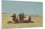 Women on the Beach at Berck, 1881 by Eugene Louis Boudin