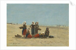 Women on the Beach at Berck, 1881 by Eugene Louis Boudin