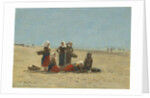 Women on the Beach at Berck, 1881 by Eugene Louis Boudin