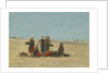 Women on the Beach at Berck, 1881 by Eugene Louis Boudin