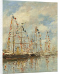 Yacht Basin at Trouville-Deauville, c.1895-6 by Eugene Louis Boudin