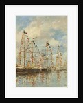 Yacht Basin at Trouville-Deauville, c.1895-6 by Eugene Louis Boudin