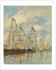 Yacht Basin at Trouville-Deauville, c.1895-6 by Eugene Louis Boudin