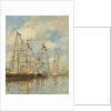 Yacht Basin at Trouville-Deauville, c.1895-6 by Eugene Louis Boudin