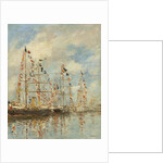 Yacht Basin at Trouville-Deauville, c.1895-6 by Eugene Louis Boudin
