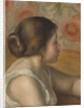 Head of a Young Girl, c.1890 by Pierre Auguste Renoir