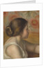 Head of a Young Girl, c.1890 by Pierre Auguste Renoir